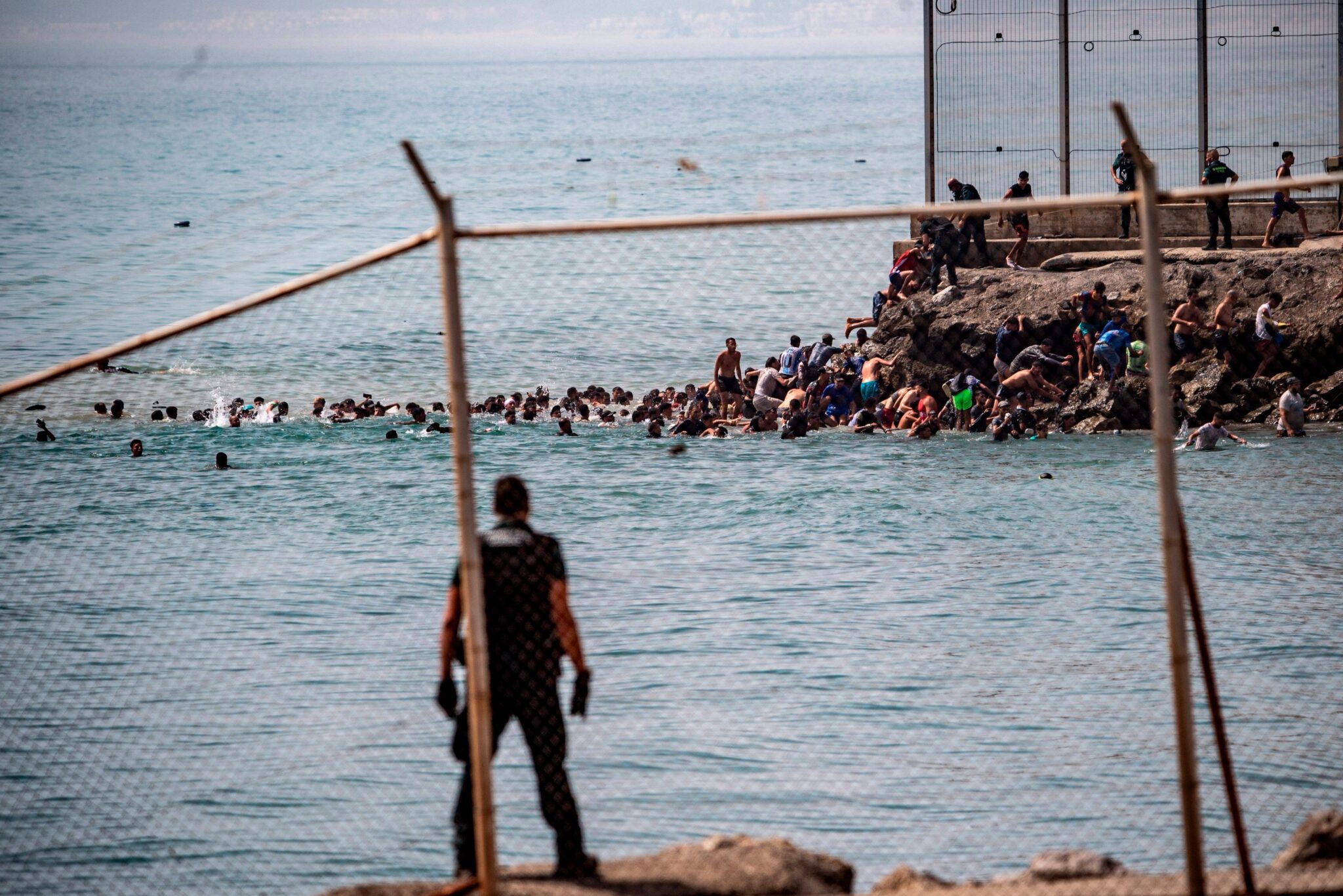 Spain Blames People Traffickers For Ceuta Migrant Crisis Spain Blames People Traffickers For Ceuta Migrant Crisis