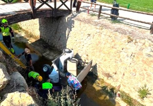 Costa Blanca drama as boy, 9, is injured after golf buggy plunges off a bridge