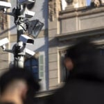 A security camera in Barcelona