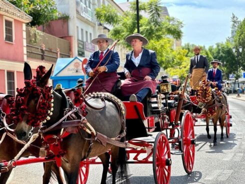 A horse and cart in Fuengirola, Spain