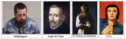 An image showing 'Bubblegu', Lope de Vega and Peret