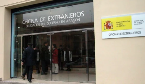An immigration office in Spain