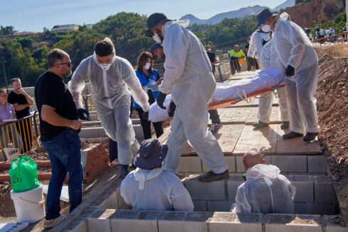 Dead migrants in Spain