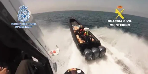 Narcolancha boat in Spain