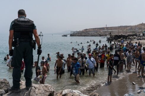Social media giants Meta and TikTok to fact-check coverage of border crossings into Spain following 'mass rush' to Ceuta