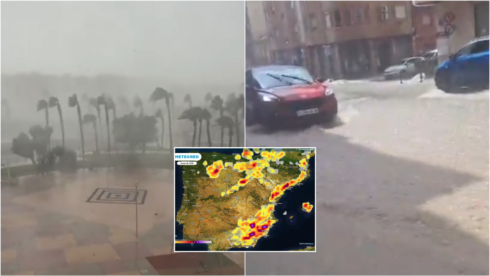 Heavy rainfall and thunderstorms hit Spain, with alerts in force across much of the country