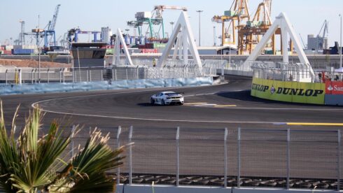 A bridge at the Valencia Street Circuit
