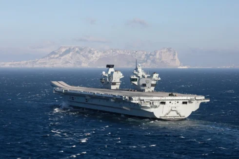 Royal Navy at home in Gibraltar