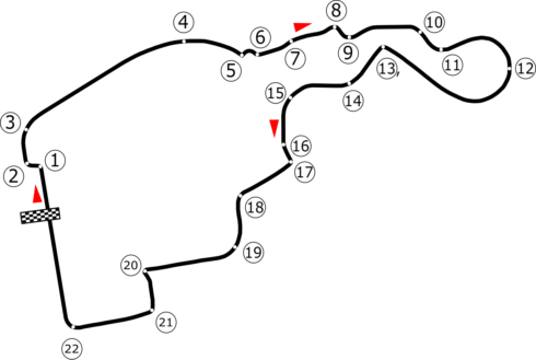 Madring circuit layout