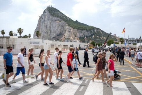 Border between Gibraltar and Spain after post-Brexit treaty