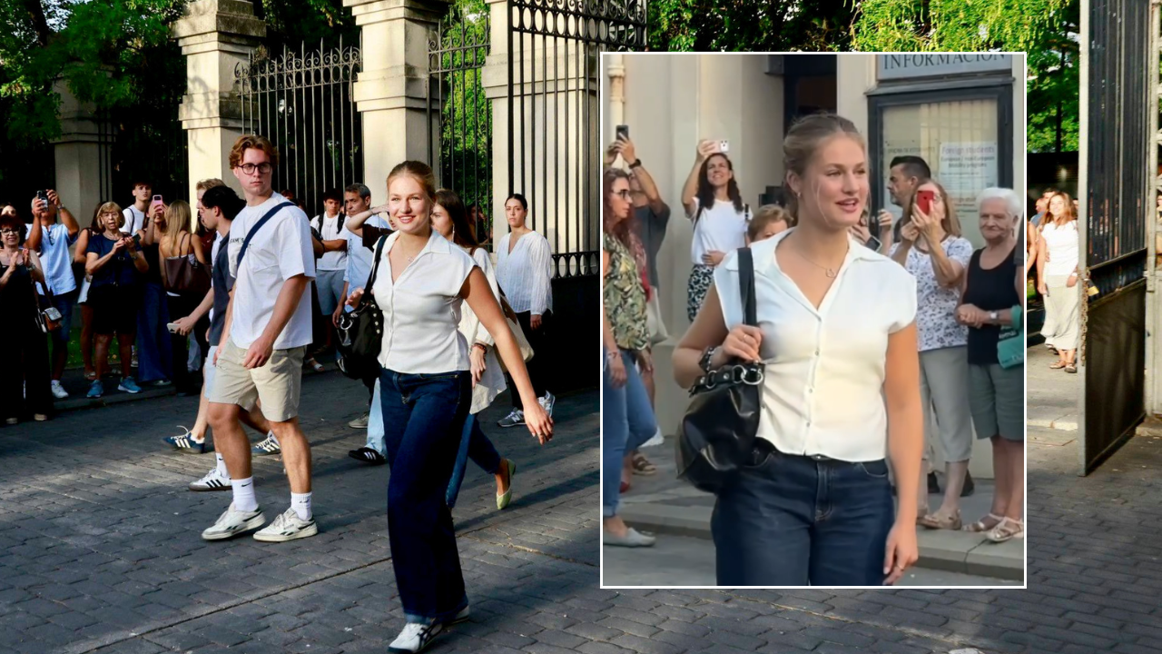 Princess Leonor begins her new academic phase in Madrid