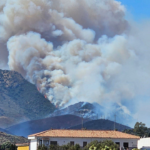 A major wildfire has broken out in Benehavis, Malaga on the Costa del Sol