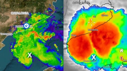 barcelona red alert flood warning