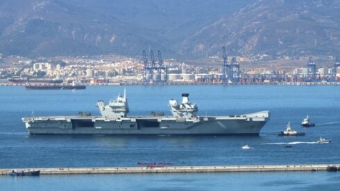 HMS Queen Elizabeth in Gibraltar