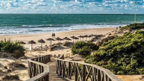The playa de Sancti Petri, in Chiclana de la Frontera