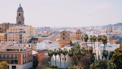 Malaga skyline