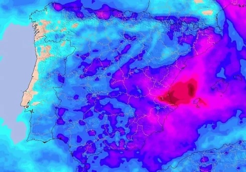 Dana Storm Adam forecast image for Sunday 18