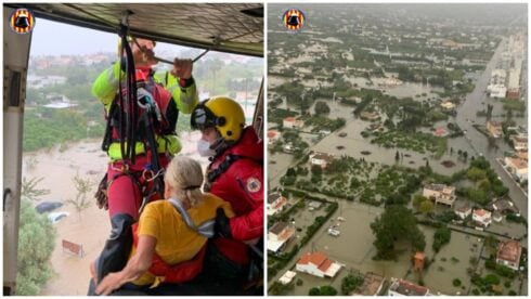 Spain Storm Adam Floods Pedro Sanchez