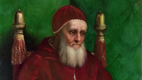 A painting of Pope Julius II