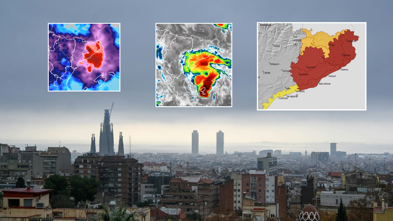 Red weather alert activated for Barcelona ahead of mini-hurricane