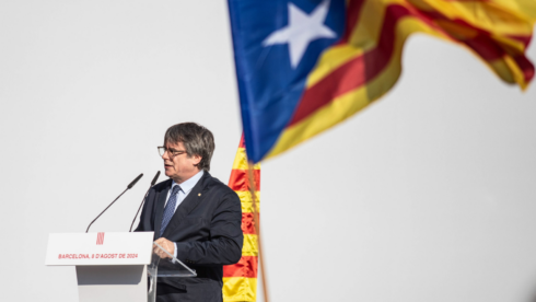 Former Catalan president Carles Puigdemont